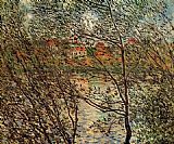 Claude Monet Famous Paintings - Springtime through the Branches